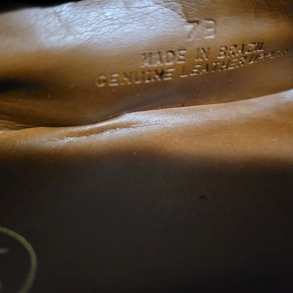 Talbots, Black Leather/ Suede, ( 7) - Picture 5 of 6